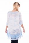 TUNIC BASIC FRINGES 7005 BLUE