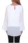 BLUSA DE ENCAJE 5088 BLANCO