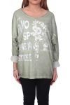 T-SHIRT AFFOLLANO 4053 VERDE MILITARE