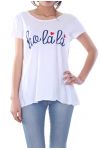 T-SHIRT OH, 7016 WHITE