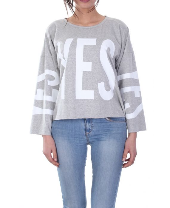 SWEAT YES 7020 GRAU