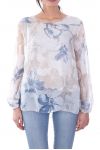 TUNIC CLOAK PRINTED 7023 BEIGE