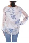 TUNIC CLOAK PRINTED 7023 BEIGE