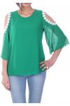 TOP SHOULDERS OPEN 7028 GREEN