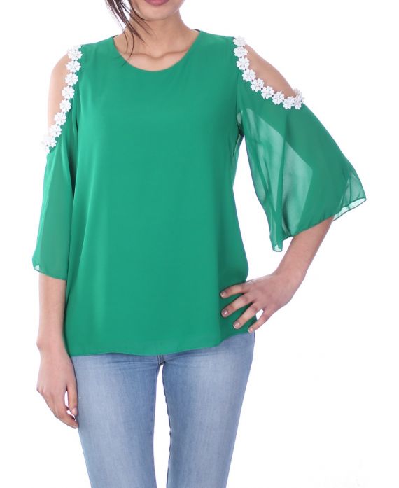 TOP SHOULDERS OPEN 7028 GREEN