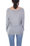 T-SHIRT EFECTO ESTRELLA METALISE 7033 GRIS