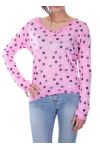 CAMISETA DE LUNARES EFECTO METALISE 7034 FUSHIA