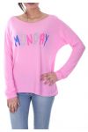 T-SHIRT MAANDAG 7035 FUSHIA