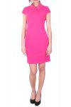 DRESS PETER PAN COLLAR BEADED 7025 FUSHIA