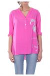 TUNIC SCRIPTURES 7029 FUSHIA