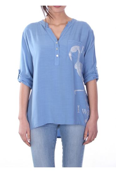 TUNIC SCRIPTURES 7029 BLUE