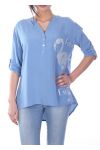 TUNIC SCRIPTURES 7029 BLUE