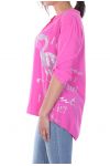 TUNIC SCRIPTURES 7029 FUSHIA