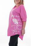 LARGE SIZE TUNIC SCRIPTURES 7000 FUSHIA