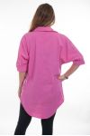 LARGE SIZE TUNIC SCRIPTURES 7000 FUSHIA