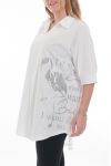 LARGE SIZE TUNIC SCRIPTURES 7000 WHITE