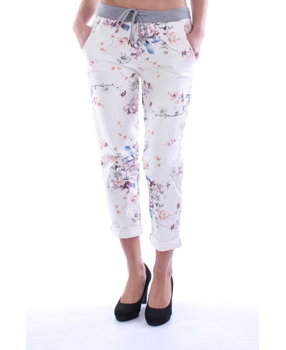 BROEK PRINTS BLOEM 7013