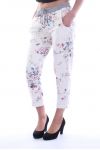 BROEK PRINTS BLOEM 7013