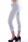 PANTALON EFFET METALISE 7037 GRIS