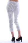 PANTALON EFFET METALISE 7037 GRIS