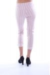 BROEK EFFECT METALISE 7037 ROZE