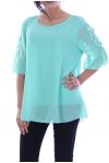 TUNIC SHOULDERS OPEN 7051 GREEN