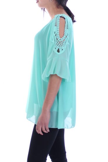 TUNIC SHOULDERS OPEN 7051 GREEN