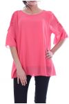 TUNIC SHOULDERS OPEN 7051 CORAL