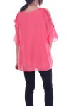 TUNIC SHOULDERS OPEN 7051 CORAL