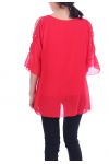 TUNIC SHOULDERS OPEN 7051 RED