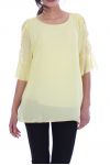 TUNIC SHOULDERS OPEN 7051 YELLOW