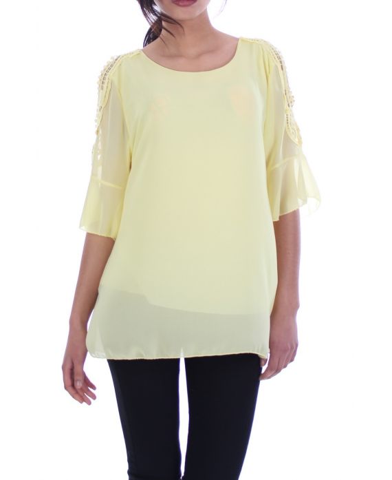 TUNIC SHOULDERS OPEN 7051 YELLOW