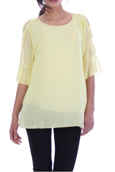 TUNIC SHOULDERS OPEN 7051 YELLOW