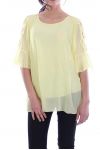 TUNIC SHOULDERS OPEN 7051 YELLOW