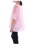 TUNIC SHOULDERS OPEN 7051 ROSE