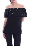 TOP PERLES 7049 NOIR