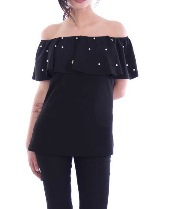 TOP PERLES 7049 NOIR