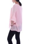 TUNIEK MOUWEN KRALEN 7053 ROZE