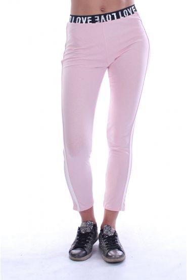 BROEK LEGGING LIEFDE 7050 ROZE