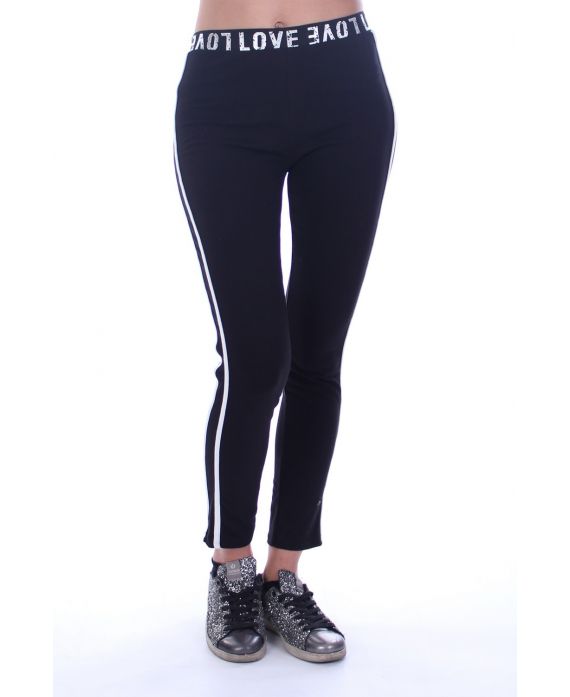 BROEK LEGGING LIEFDE 7050 ZWART