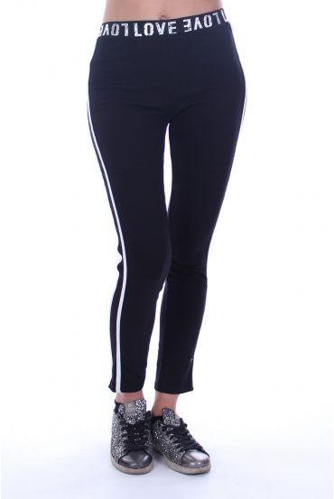 PANTALON LEGGING LOVE 7050 NOIR