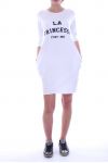 TUNIC DRESS THE PRINCESS This IS ME 1628 WHITE