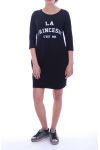 TUNIC DRESS THE PRINCESS This IS ME 1628 BLACK