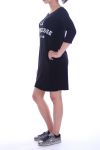 TUNIC DRESS THE PRINCESS This IS ME 1628 BLACK