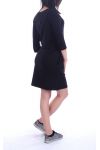 TUNIC DRESS HEART PEARL 7045 BLACK