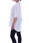 TUNIC SCRIPTURES 7029 WHITE