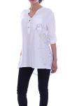 TUNIC SCRIPTURES 7029 WHITE