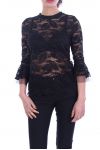 TUNIC LACE 5005 BLACK