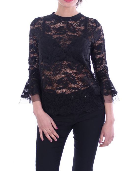 TUNIC LACE 5005 BLACK