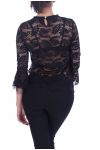 TUNIC LACE 5005 BLACK